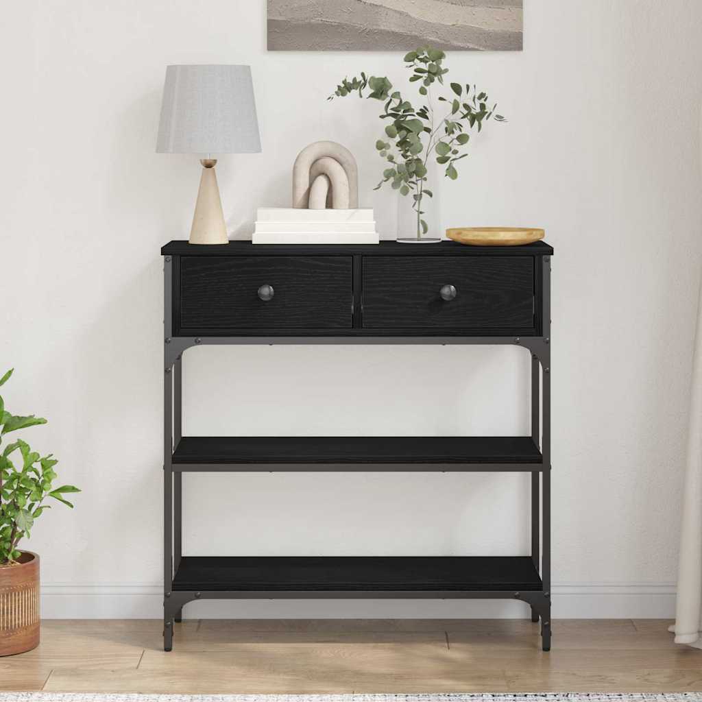 Konzolna stolica Crni hrast 72,5 x 25 x 75 cm Konstruirano drvo