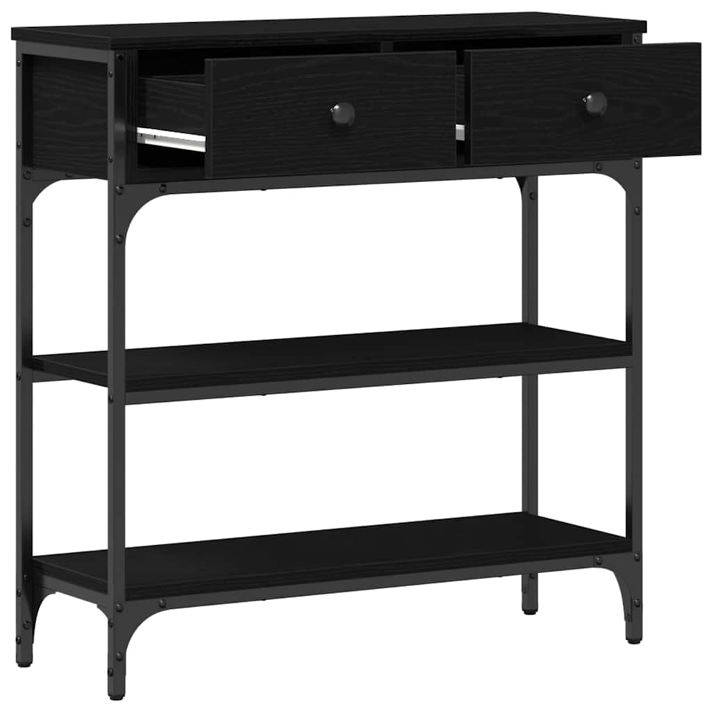 Konzolna stolica Crni hrast 72,5 x 25 x 75 cm Konstruirano drvo