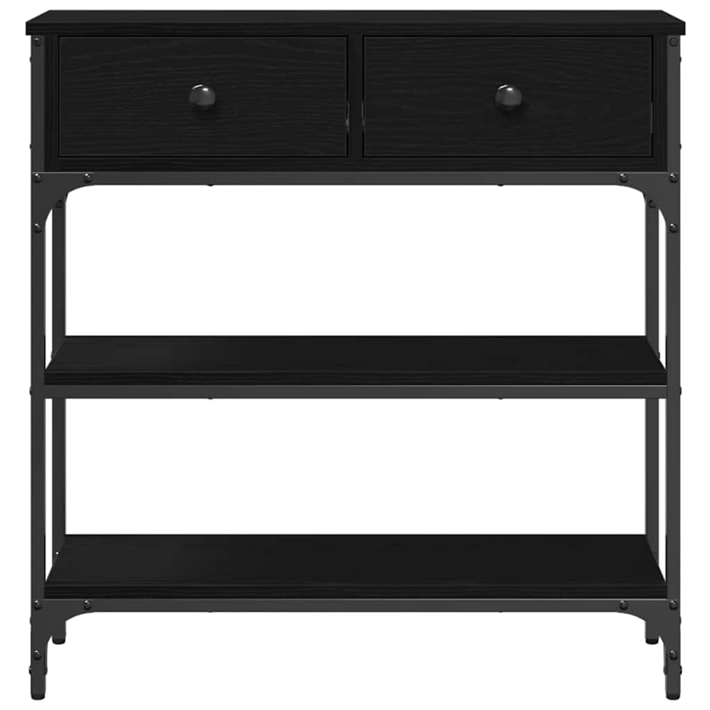 Konzolna stolica Crni hrast 72,5 x 25 x 75 cm Konstruirano drvo