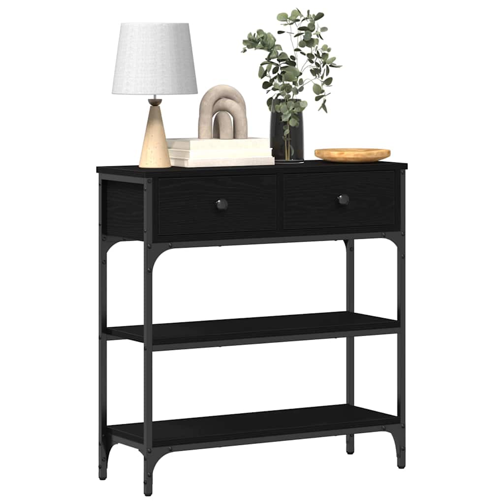 Konzolna stolica Crni hrast 72,5 x 25 x 75 cm Konstruirano drvo
