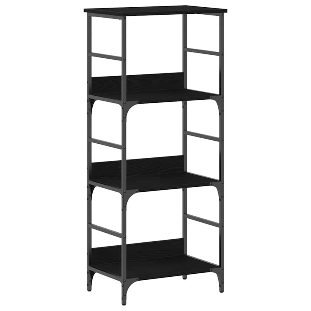 Polica Crni hrast 50 x 33 x 117,5 cm Konstruirano drvo
