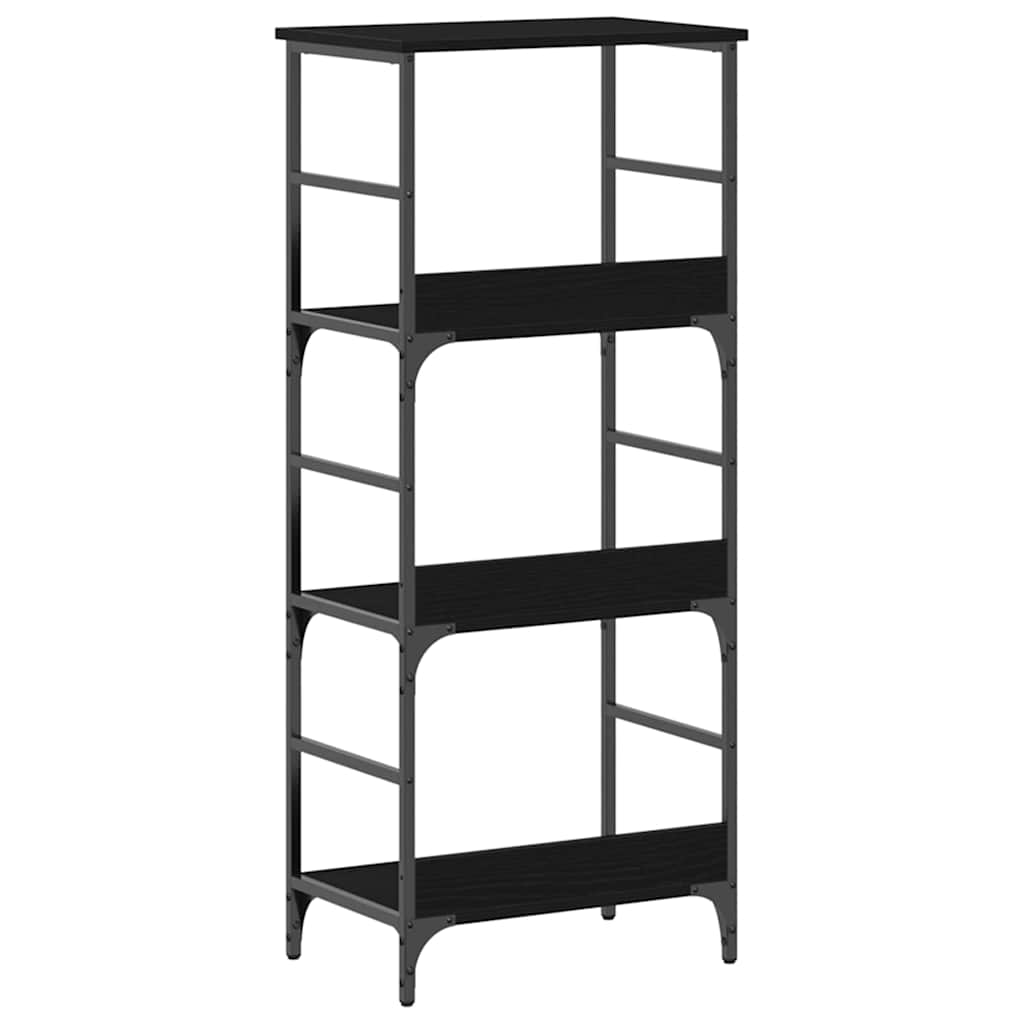 Polica Crni hrast 50 x 33 x 117,5 cm Konstruirano drvo
