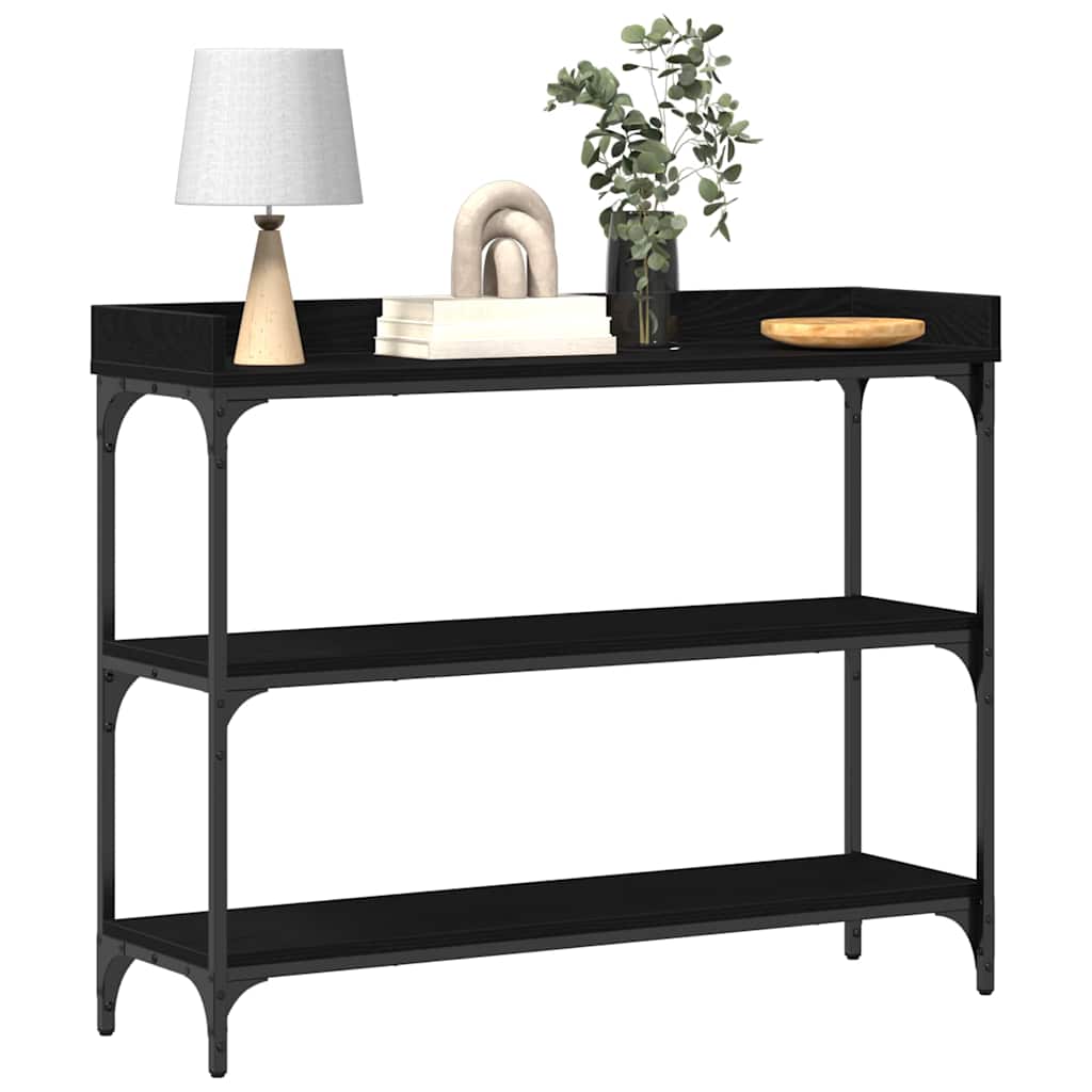 Konzolni stol s policama 100 x 30 x 80 cm