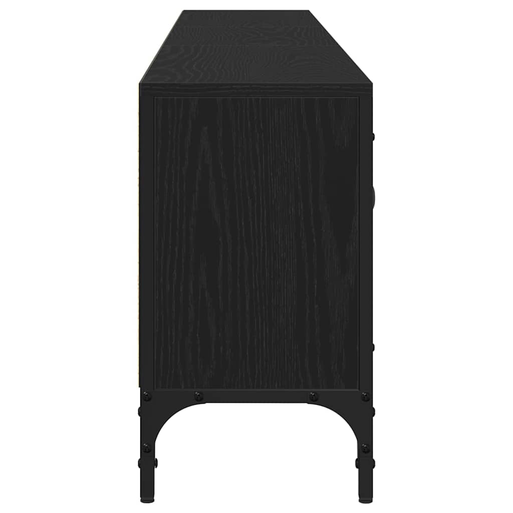 TV ormar Crni hrast 200 x 25 x 44 cm Konstruirano drvo