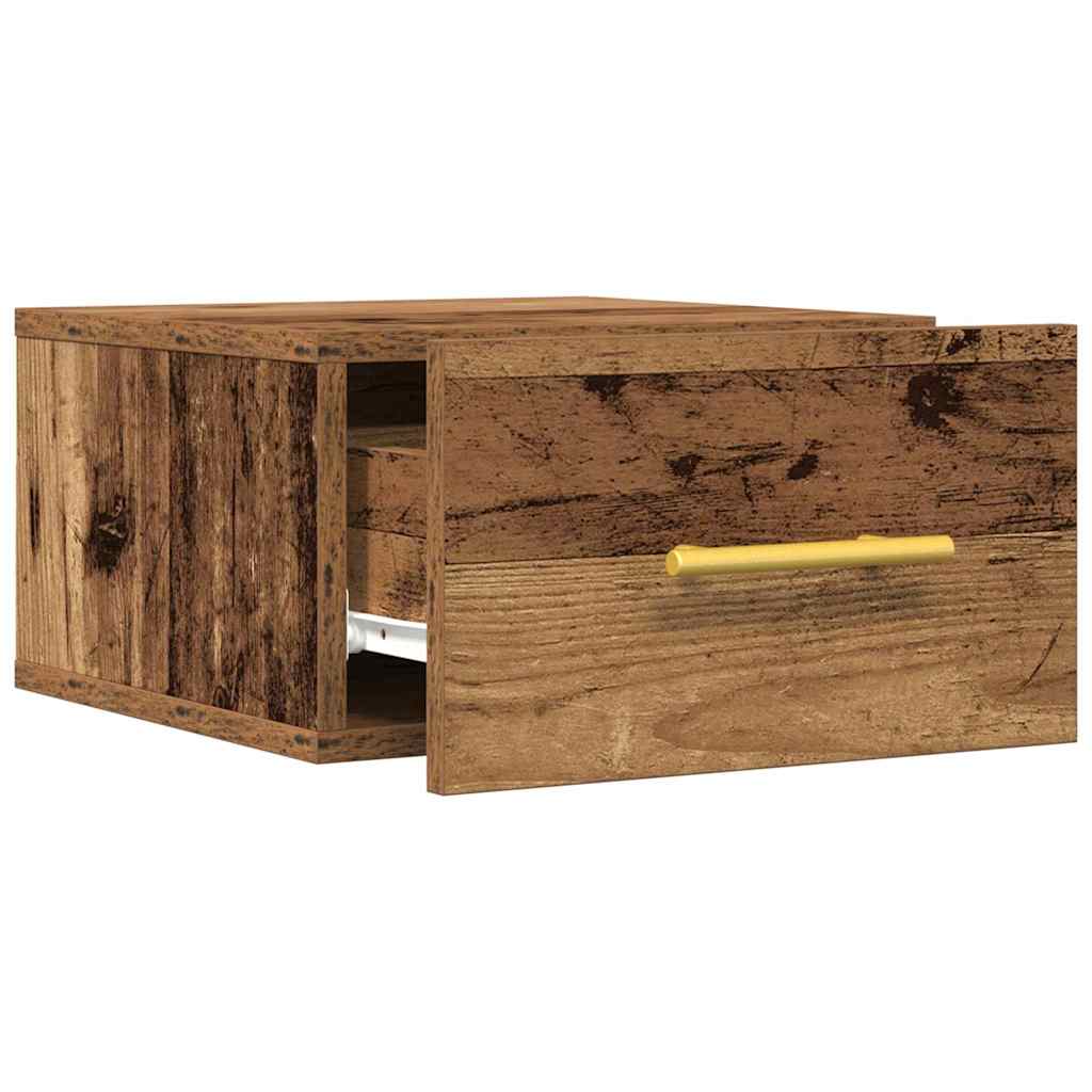Noćni ormar Zidne Staro drvo 35 x 35 x 20 cm Konstruirano drvo