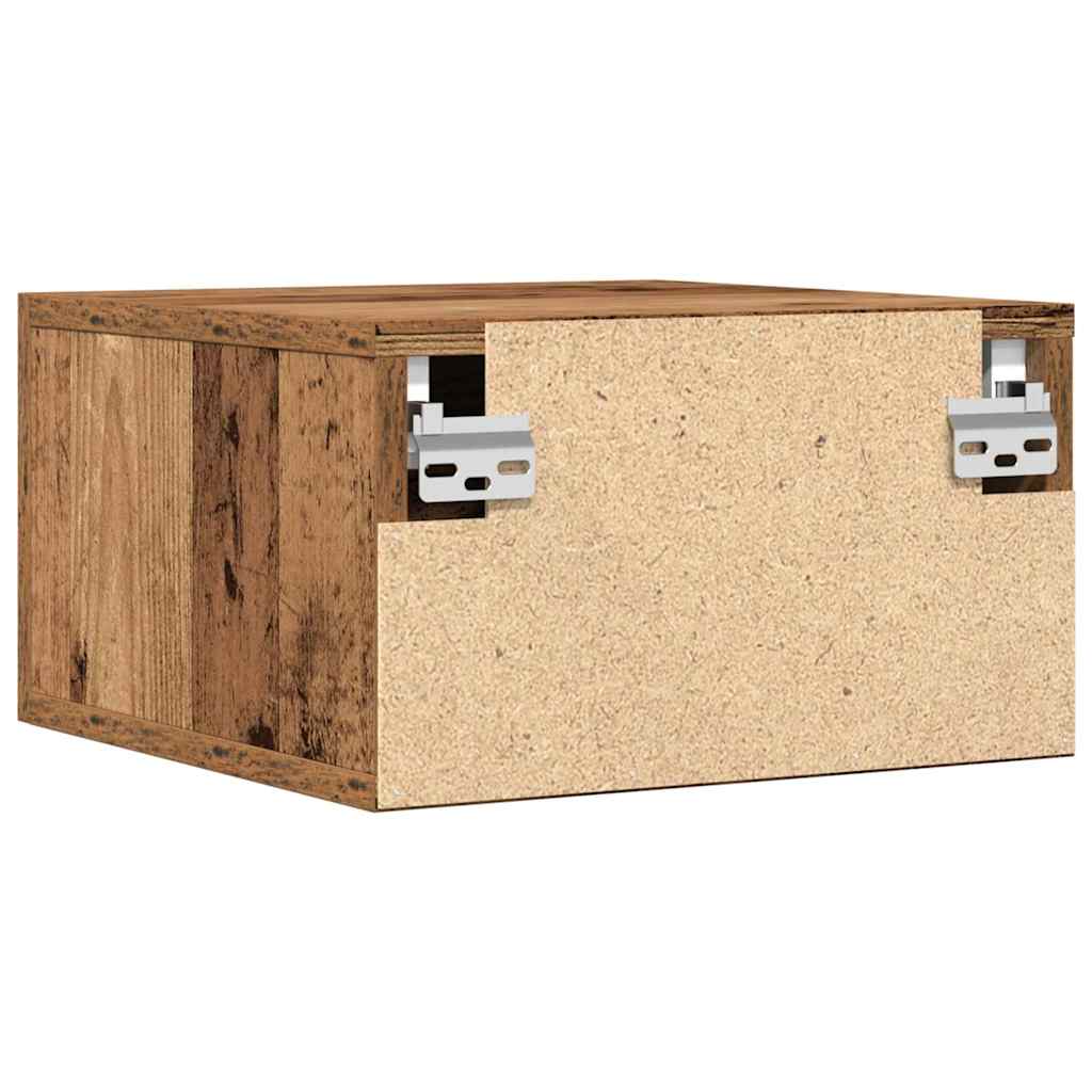 Noćni ormar Zidne Staro drvo 35 x 35 x 20 cm Konstruirano drvo