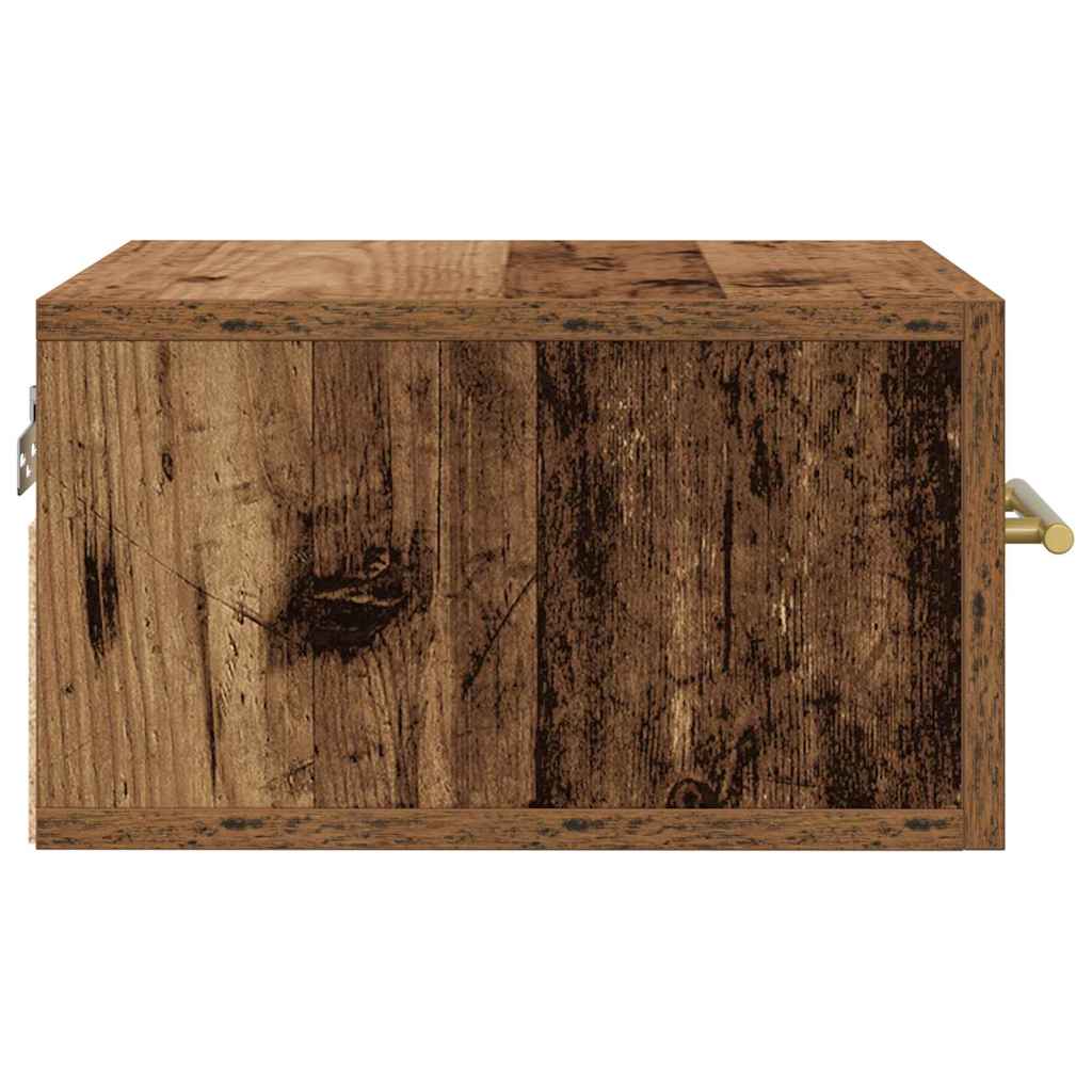 Noćni ormar Zidne Staro drvo 35 x 35 x 20 cm Konstruirano drvo