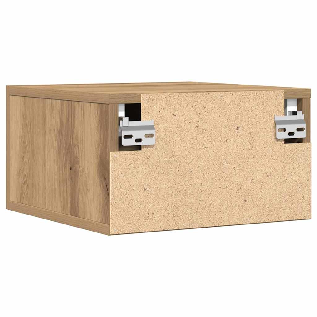 Noćni ormar 35 x 35 x 20 cm Konstruirano drvo Umjetnički hrast
