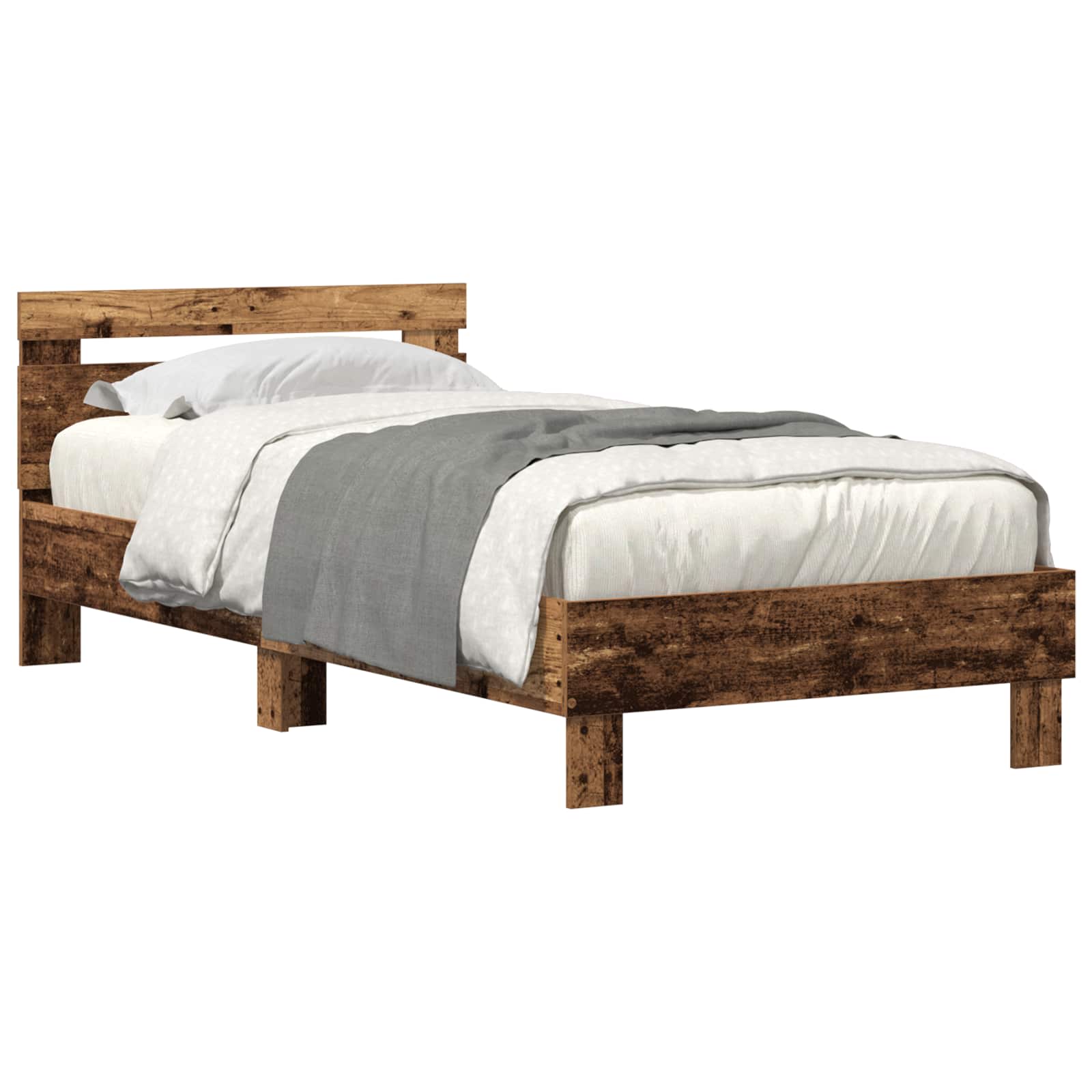 Krevetna konstrukcija Staro drvo 75 x 190 cm Konstruirano drvo