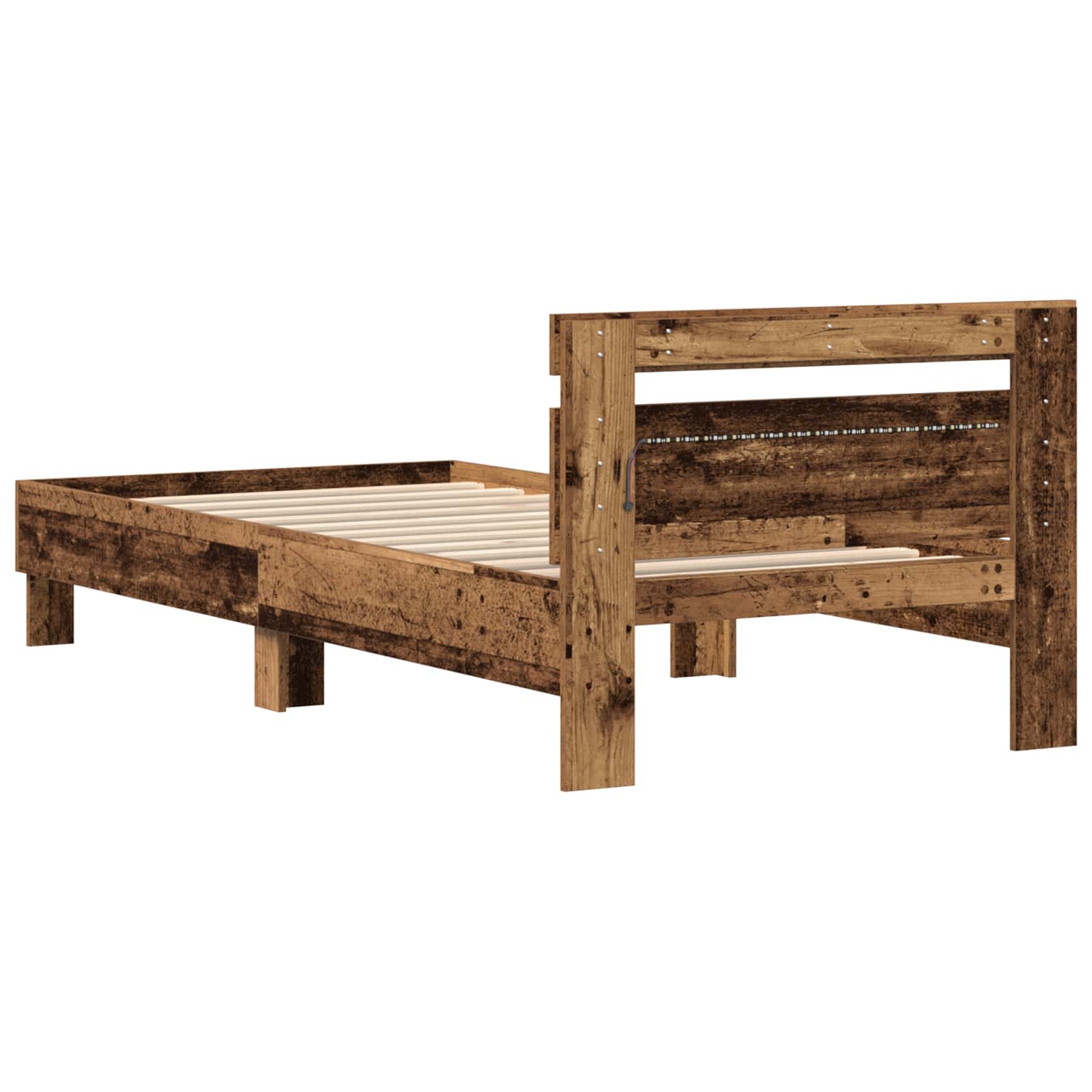 Krevetna konstrukcija Staro drvo 75 x 190 cm Konstruirano drvo