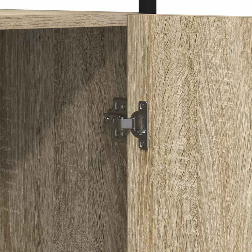 Kupaonski ormar Sonoma 33 x 33 x 185,5 cm Konstruirano drvo