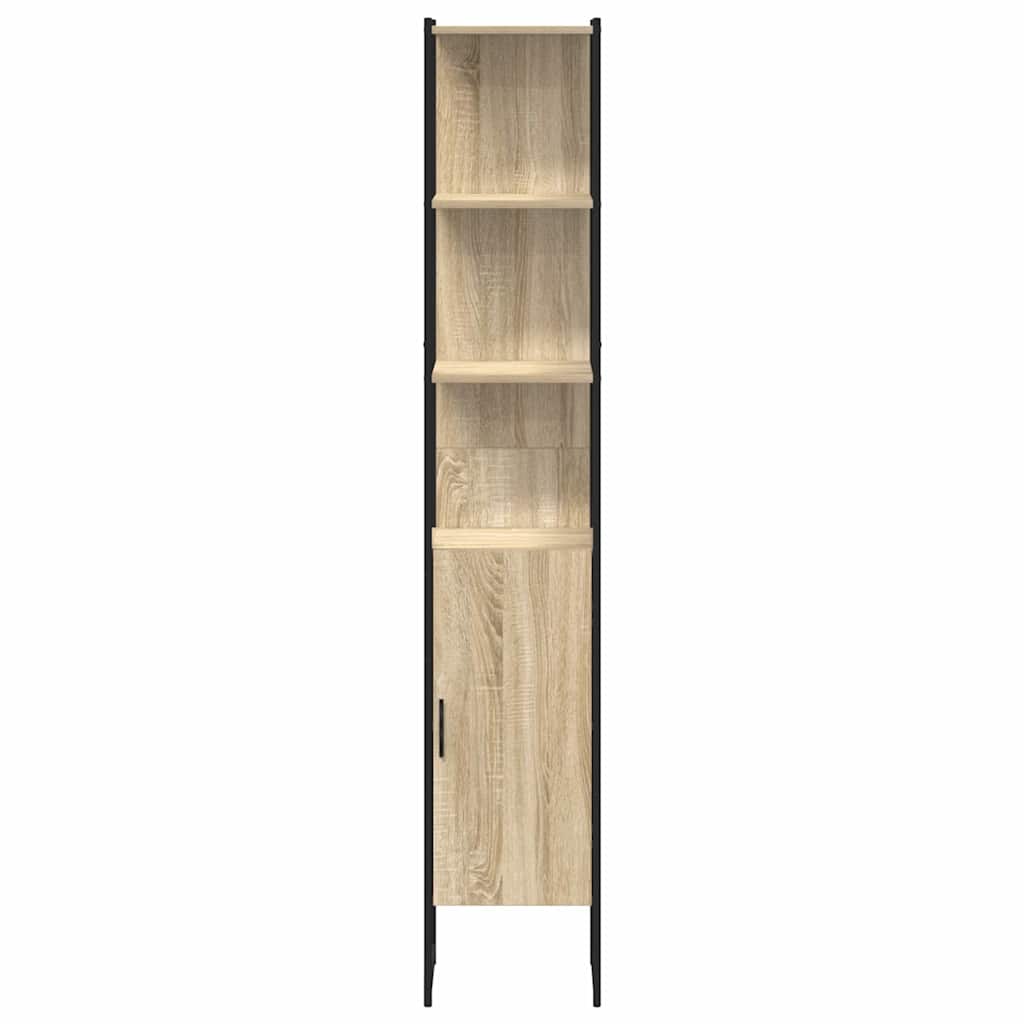 Kupaonski ormar Sonoma 33 x 33 x 185,5 cm Konstruirano drvo