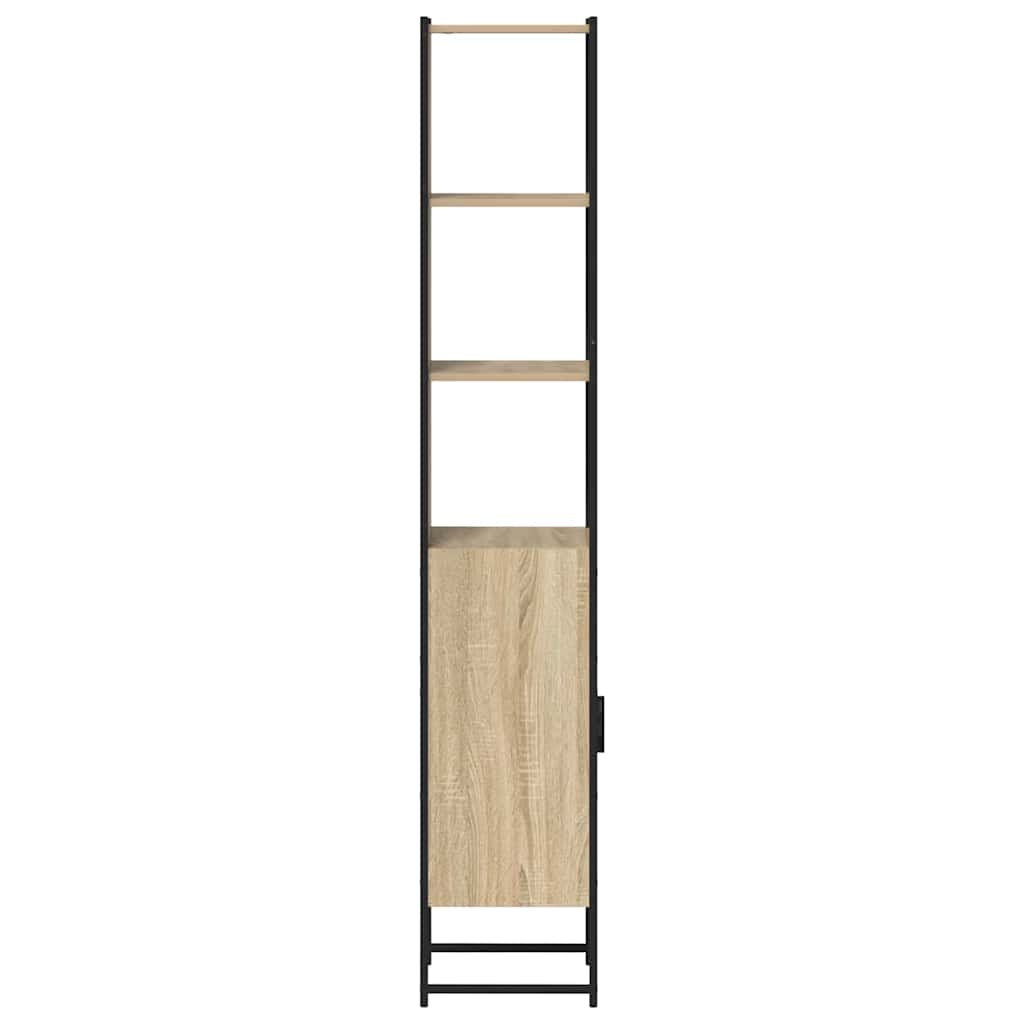 Kupaonski ormar Sonoma 33 x 33 x 185,5 cm Konstruirano drvo