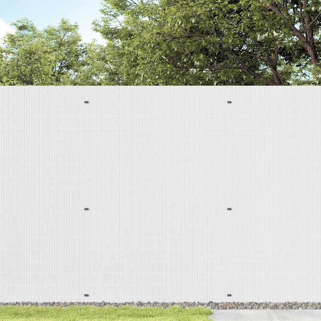 Vrtna ograda dvostrana bijela 1,8x3 m PVC