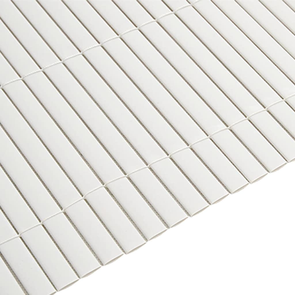 Vrtna ograda dvostrana bijela 1,8x3 m PVC