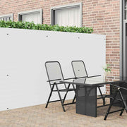 Vrtna ograda dvostrana bijela 1,8x3 m PVC