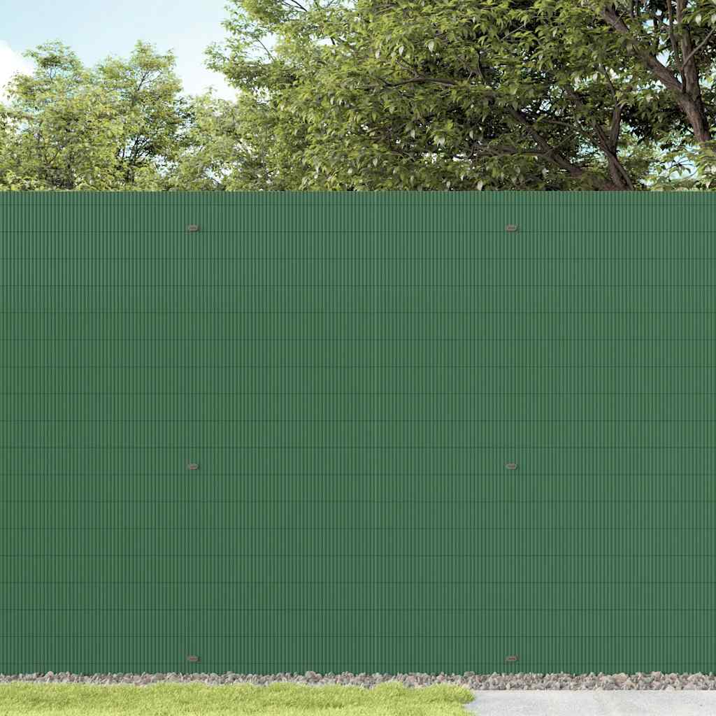 Vrtna ograda dvostrana zelena 1,8x3 m PVC