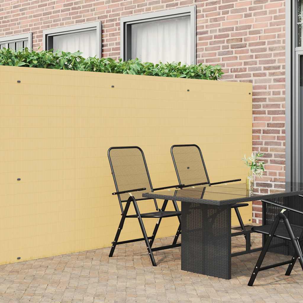 Vrtna ograda dvostrana žuta 1,8x3 m PVC