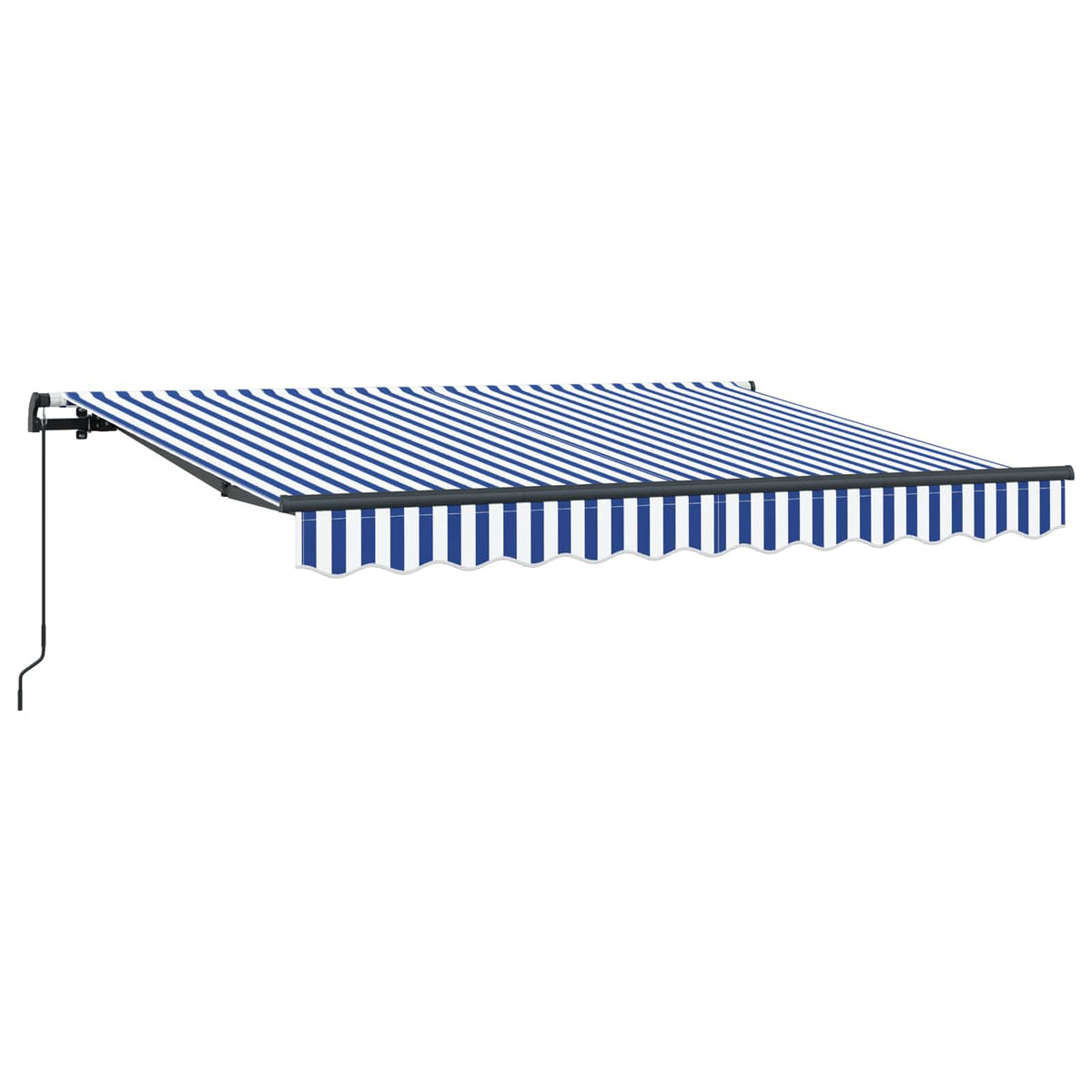 Skrovita tenda Plava 250 x 200 cm tkanina