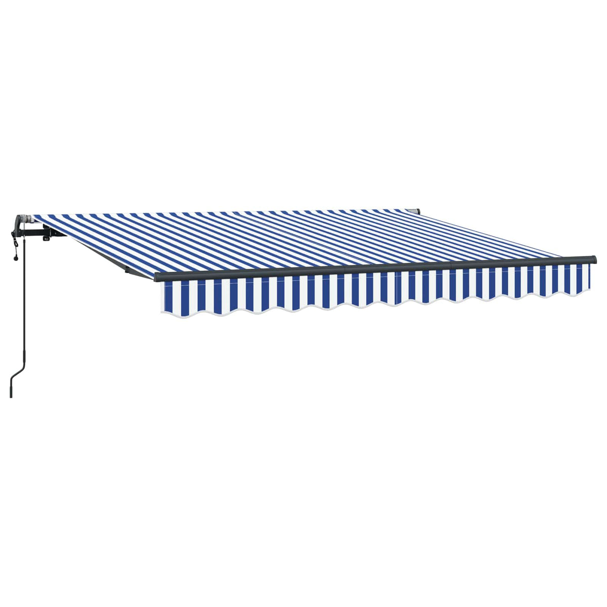Skrovita tenda Plava 250 x 200 cm tkanina