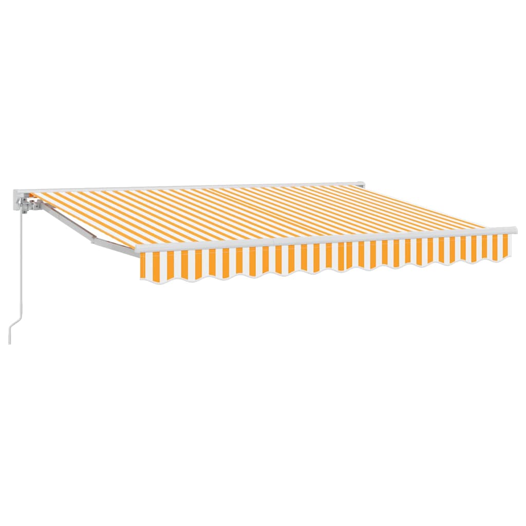 Okvir tende Žuta i bijela 250 x 200 cm Poliester s PU premazom