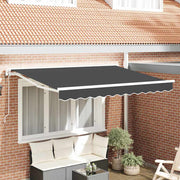 Okvir tende Antracit 250 x 200 cm Poliester s PU premazom