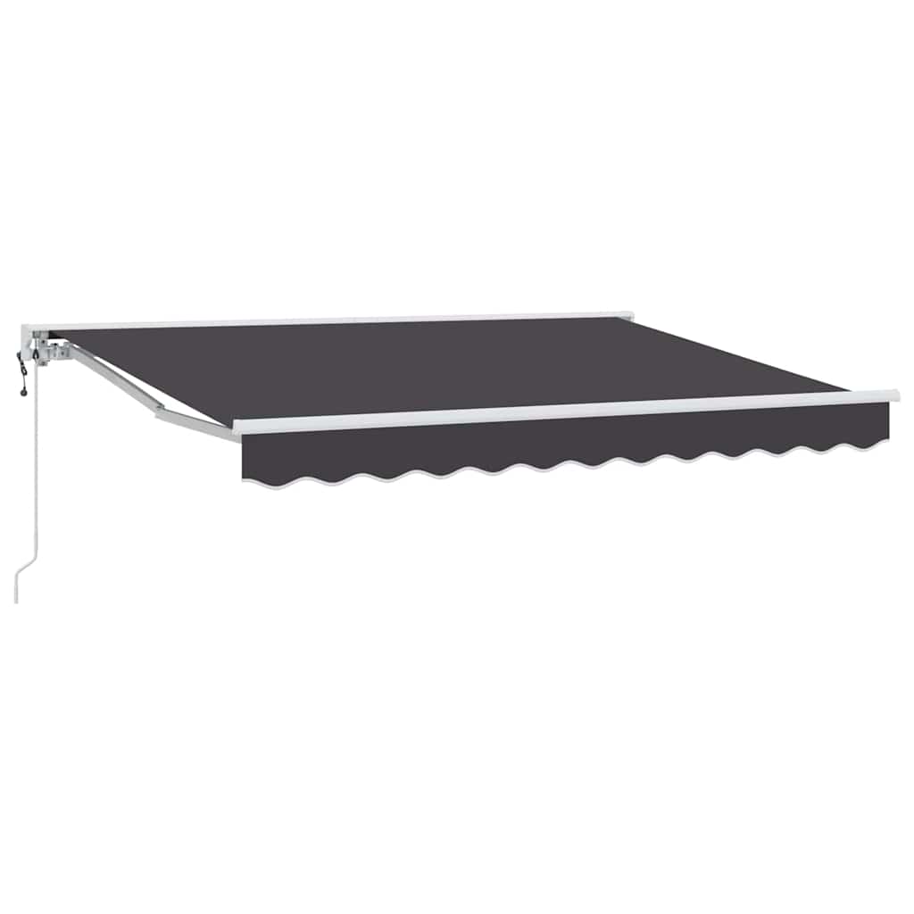 Okvir tende Antracit 250 x 200 cm Poliester s PU premazom