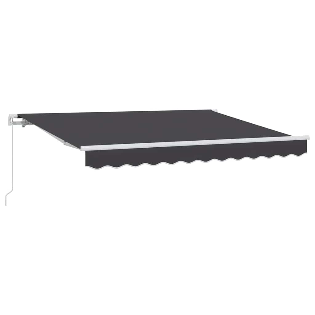 Skrovita tenda Antracit 250 x 200 cm tkanina