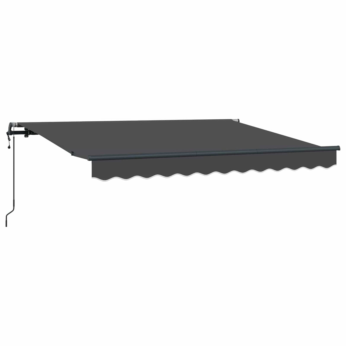 Skrovita tenda Antracit 250 x 200 cm tkanina