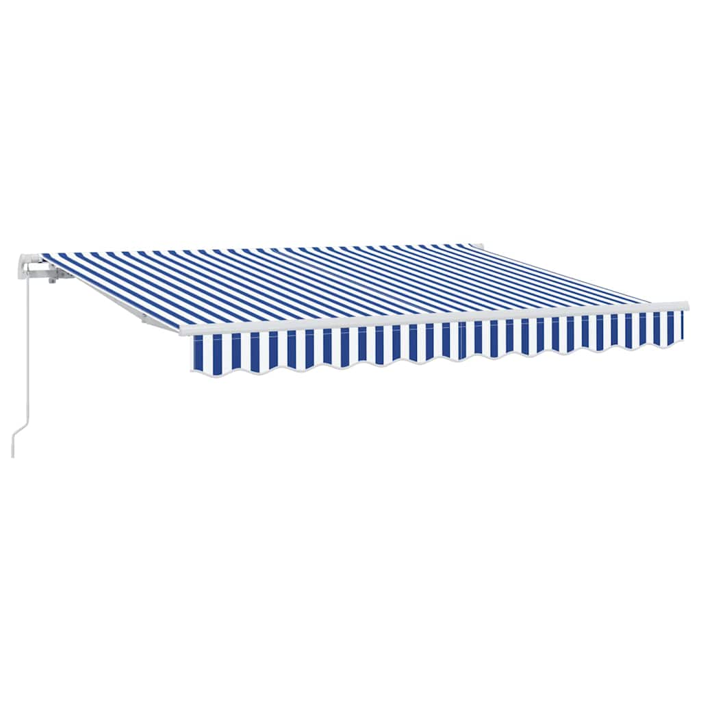 Skrovita tenda Plava 300 x 200 cm tkanina
