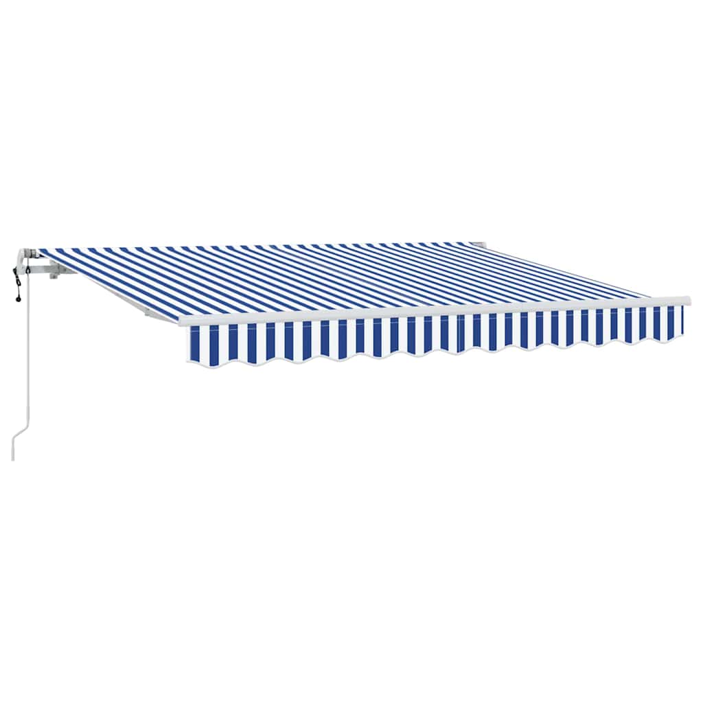 Skrovita tenda Plava 300 x 200 cm tkanina