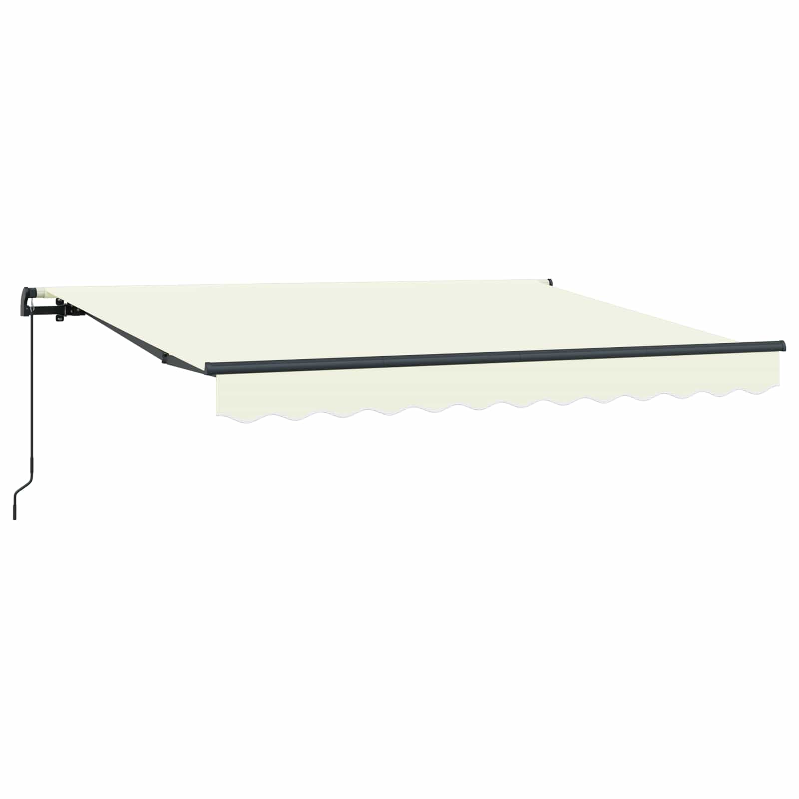 Skrovita tenda Krema 300 x 200 cm tkanina
