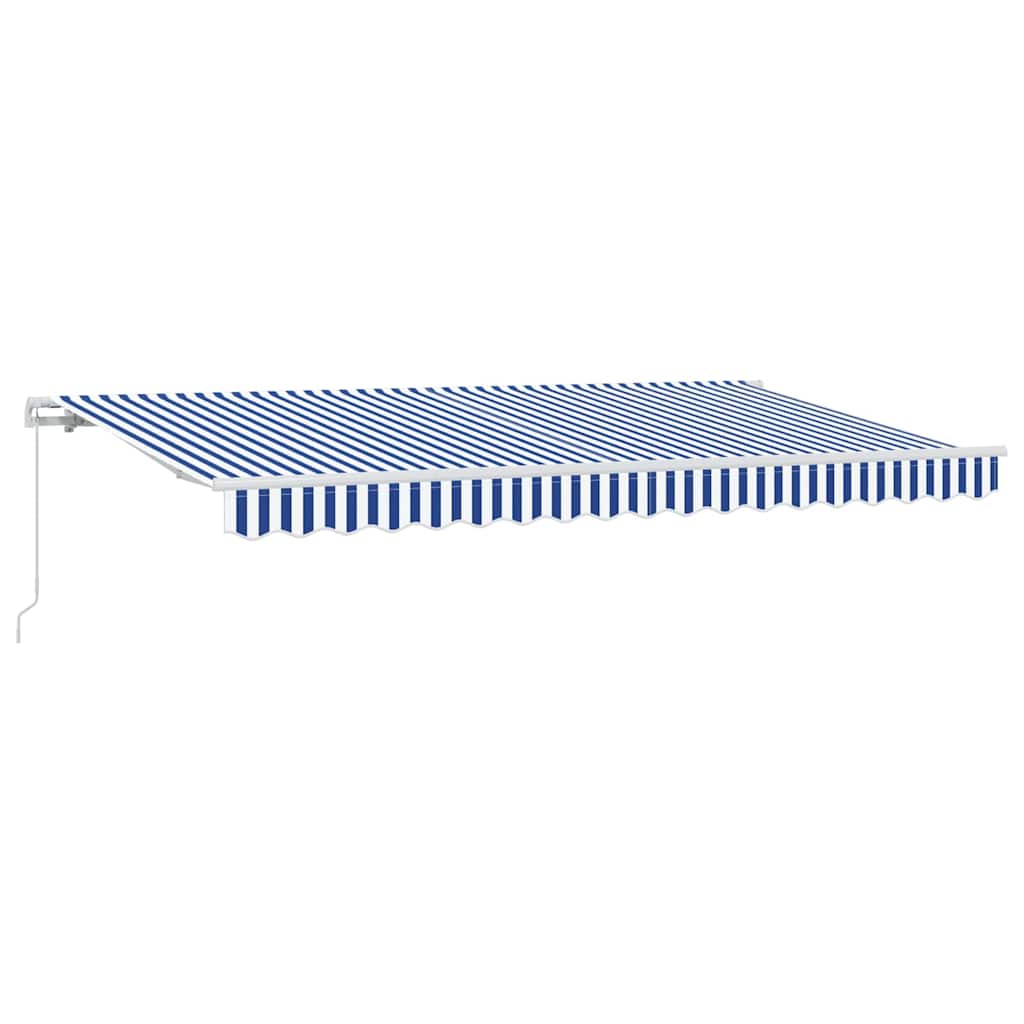 Skrovita tenda Plava 350 x 200 cm tkanina