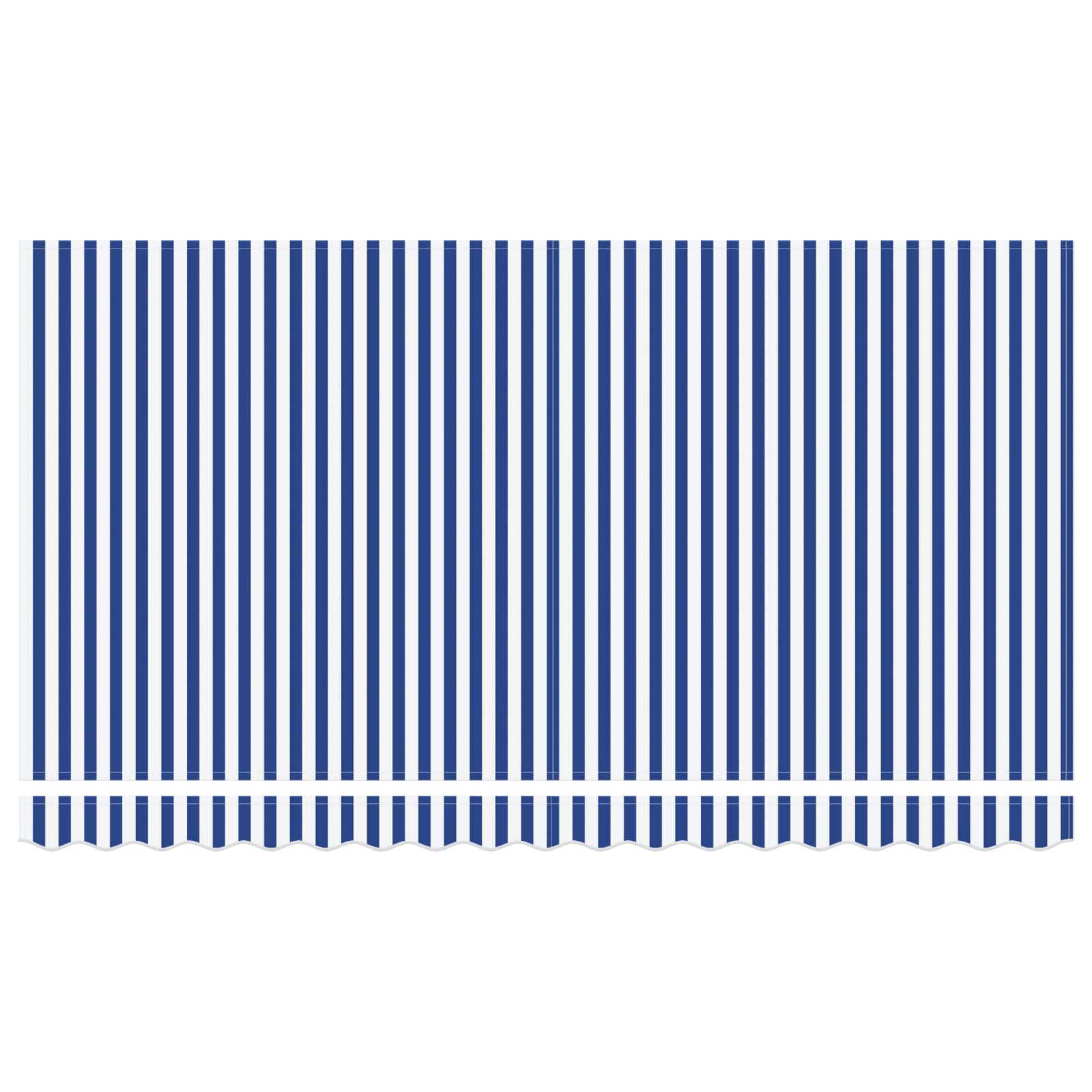 Skrovita tenda Plava 350 x 200 cm tkanina