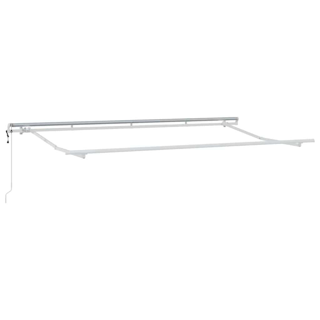 Skrovita tenda Plava 350 x 200 cm tkanina