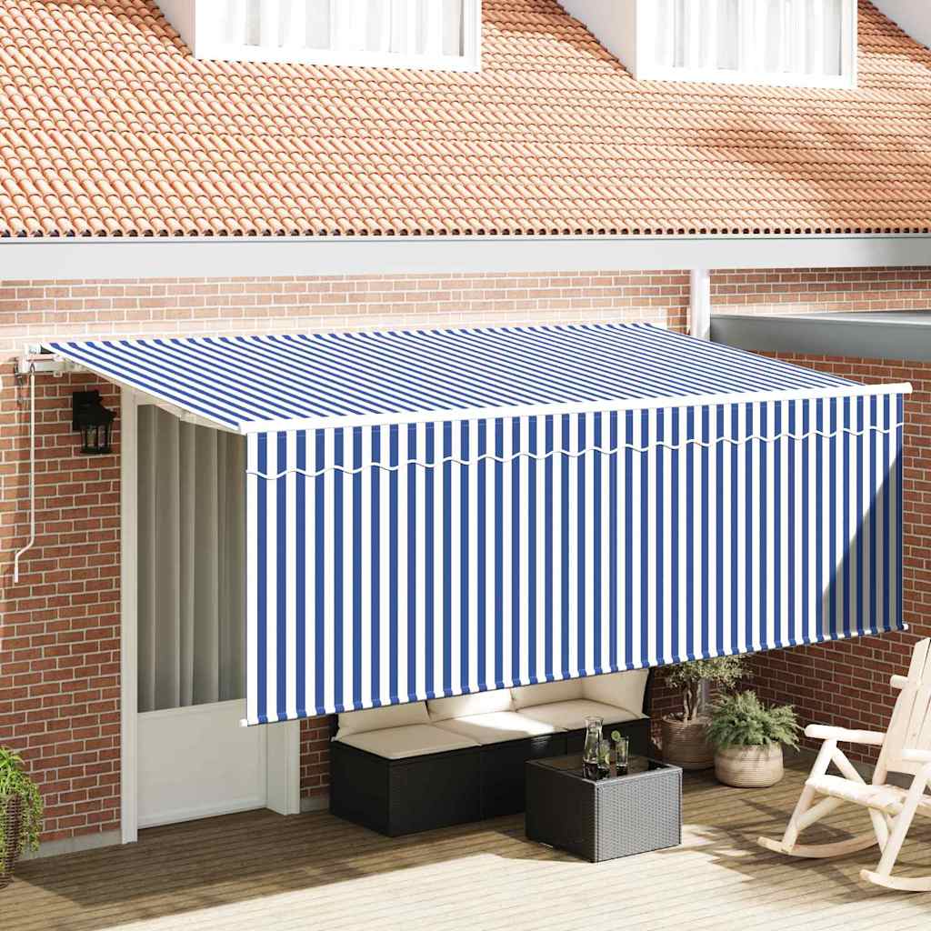 Povlačivi tende Plava 350 x 200 cm tkanina