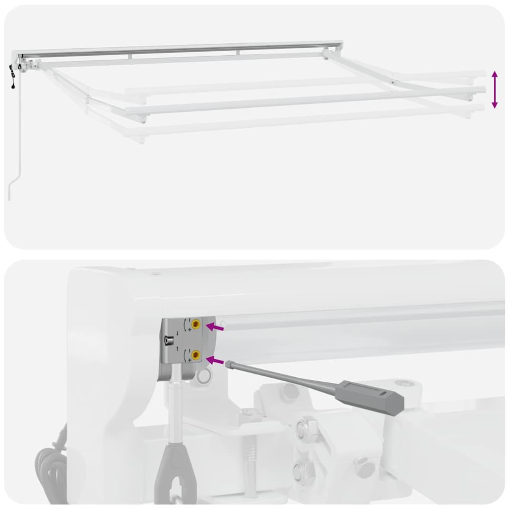 Okvir tende Smeđa 350 x 200 cm Poliester s PU premazom