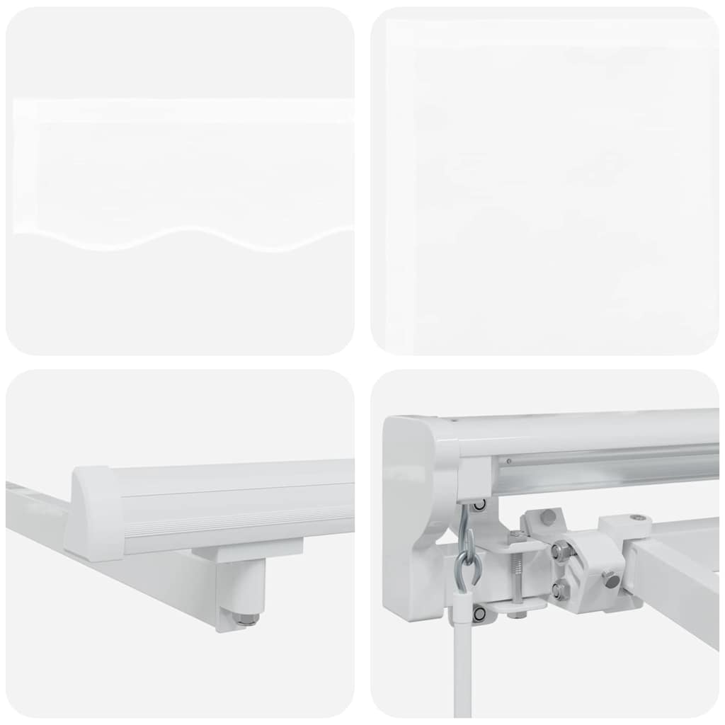 Okvir tende Bijeli 350 x 200 cm Poliester s PU premazom