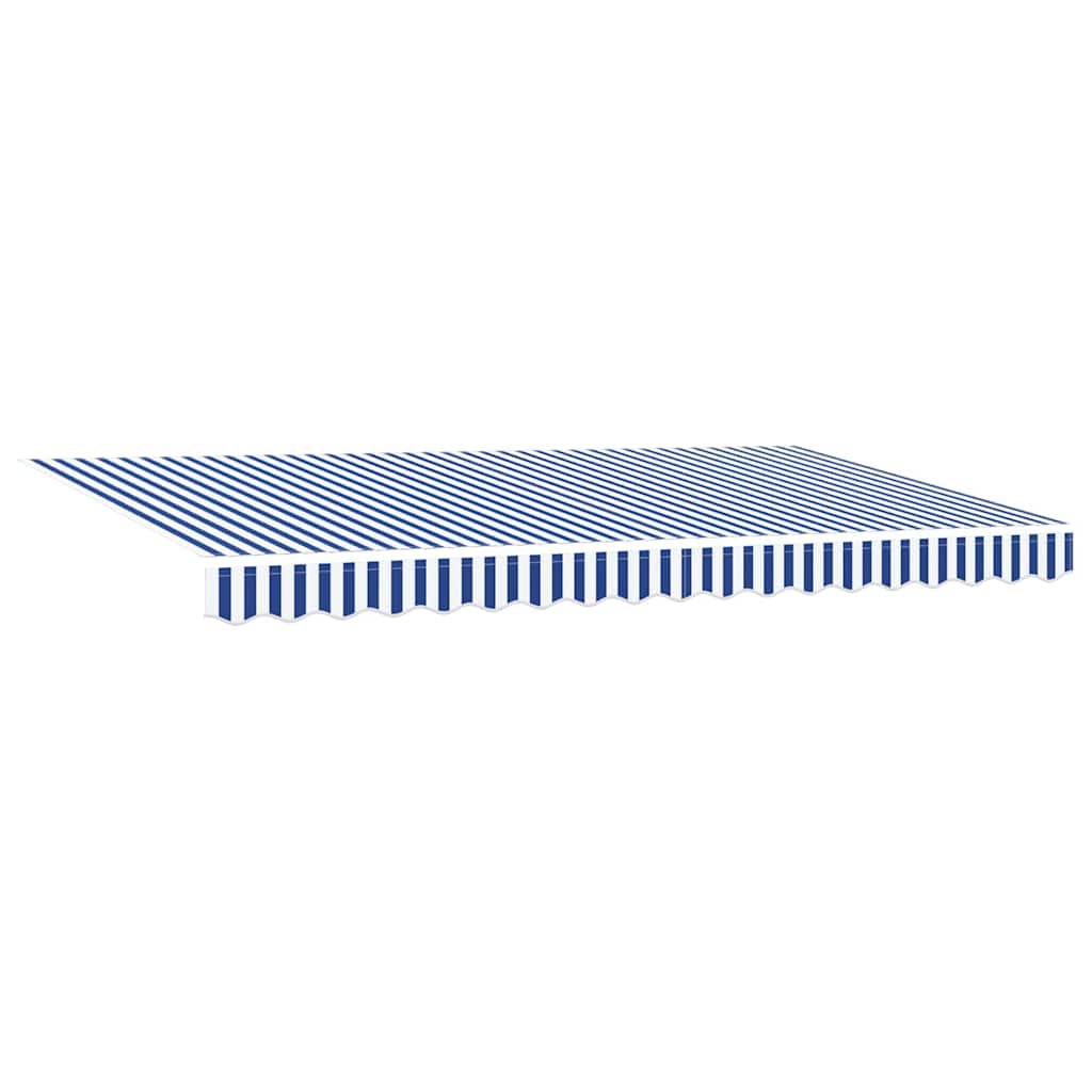 Skrovita tenda Plava 400 x 200 cm tkanina