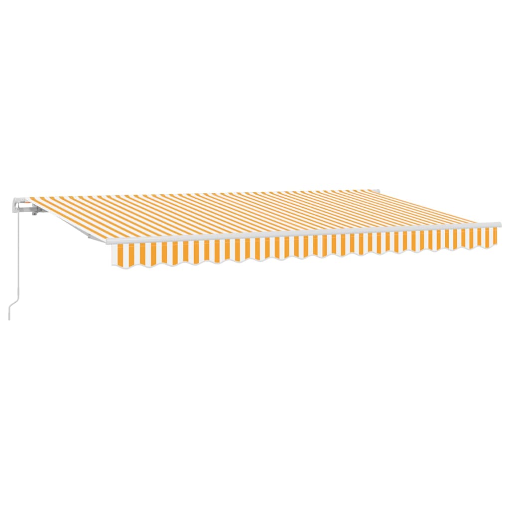 Skrovita tenda Žuta 400 x 200 cm tkanina