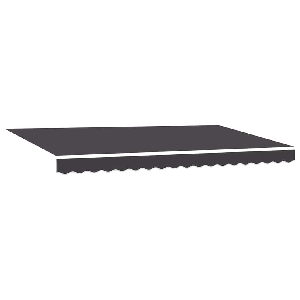 Skrovita tenda Antracit 400 x 200 cm tkanina