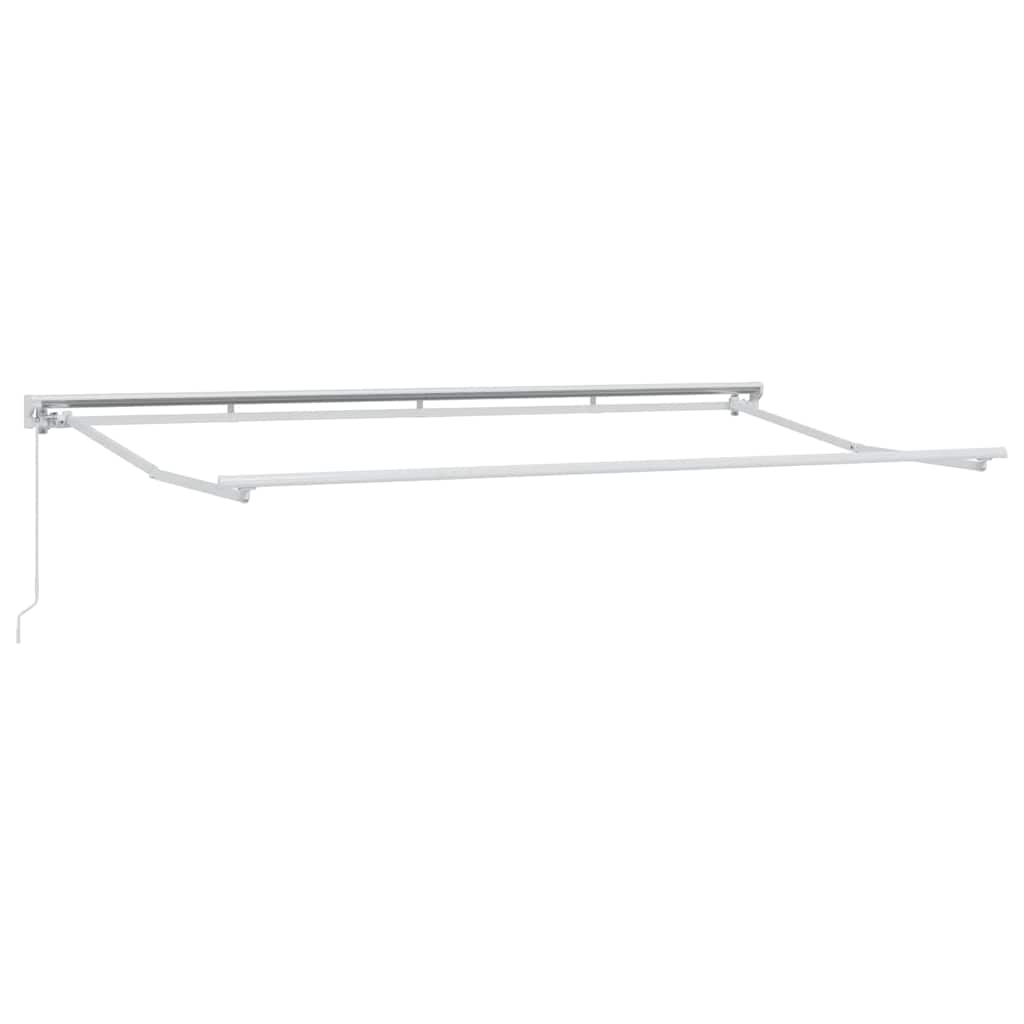 Okvir tende Tamno crvena 400 x 200 cm Poliester s PU premazom
