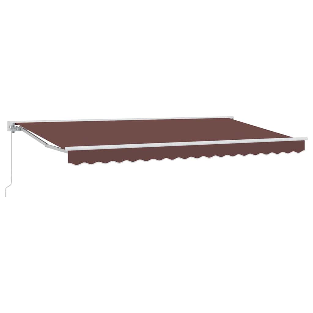Okvir tende Smeđa 400 x 200 cm Poliester s PU premazom
