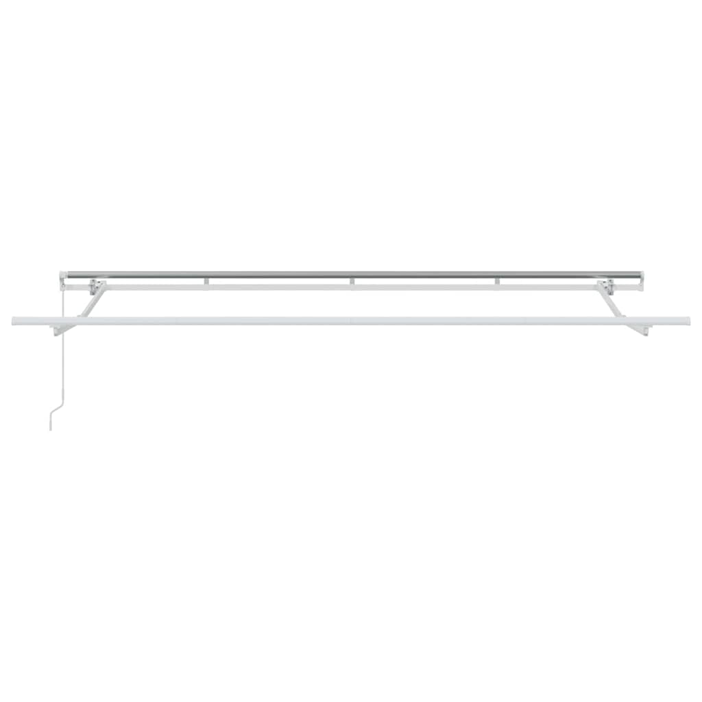 Skrovita tenda Smeđa 400 x 200 cm tkanina