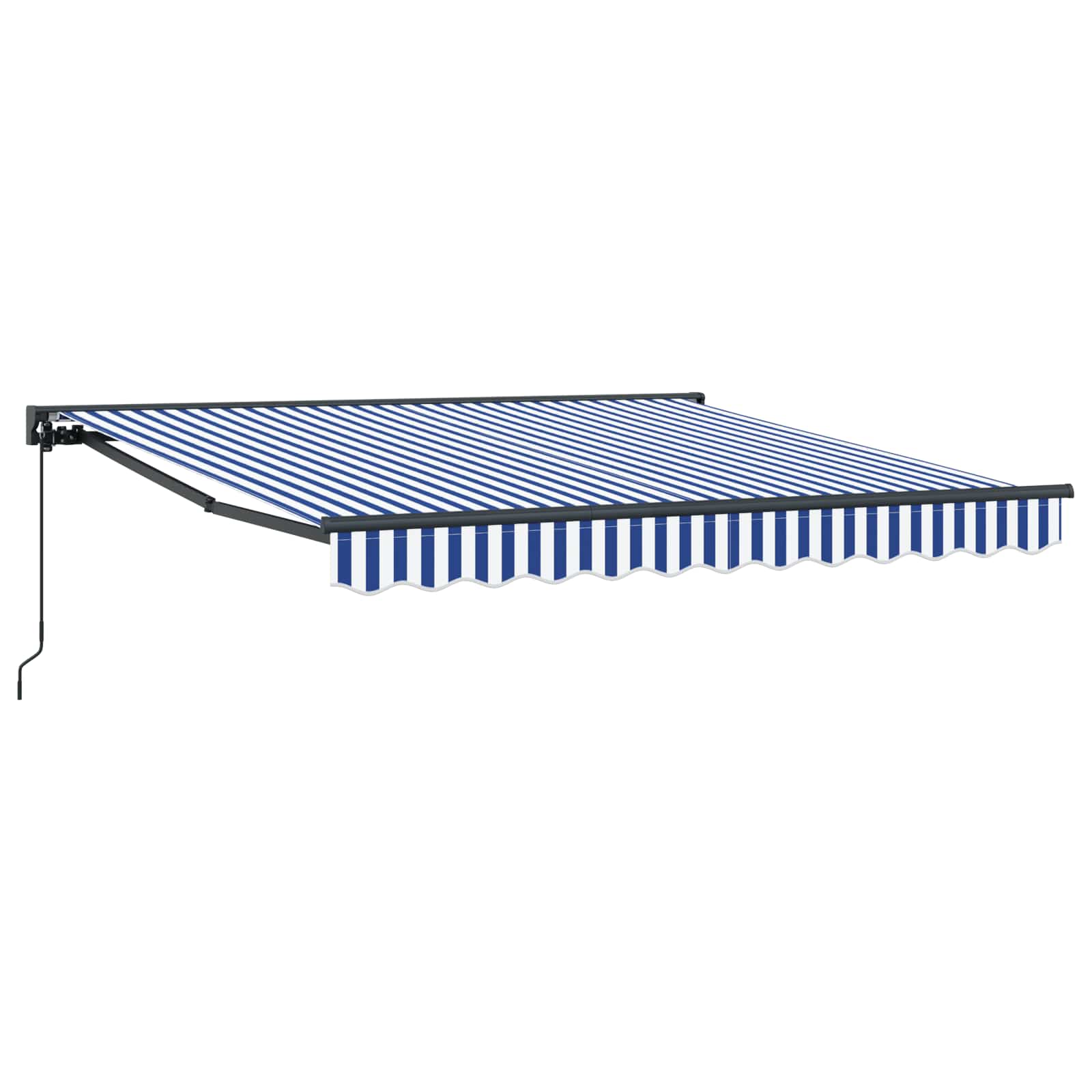 Okvir tende Plava i bijela 300 x 250 cm Poliester s PU premazom