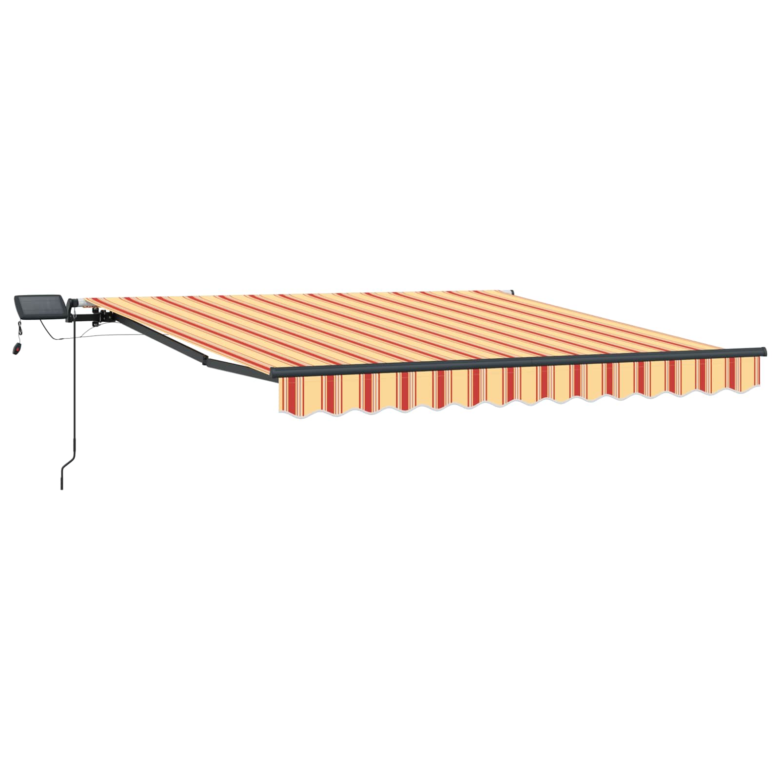Skrovita tenda Žuta i narančasta 300 x 250 cm tkanina