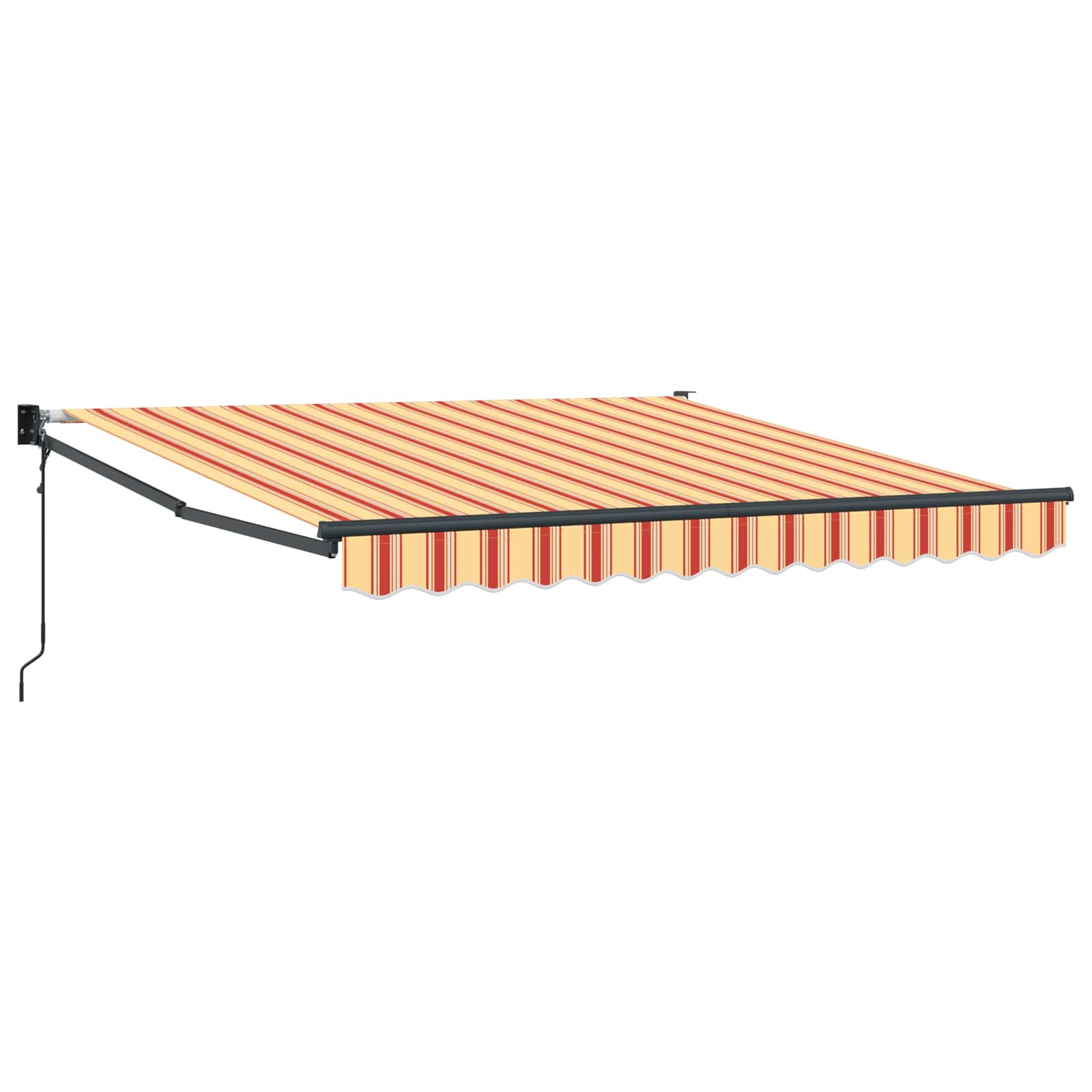 Nadstrešnica Žuta i narančasta 300 x 250 cm Poliester i metal