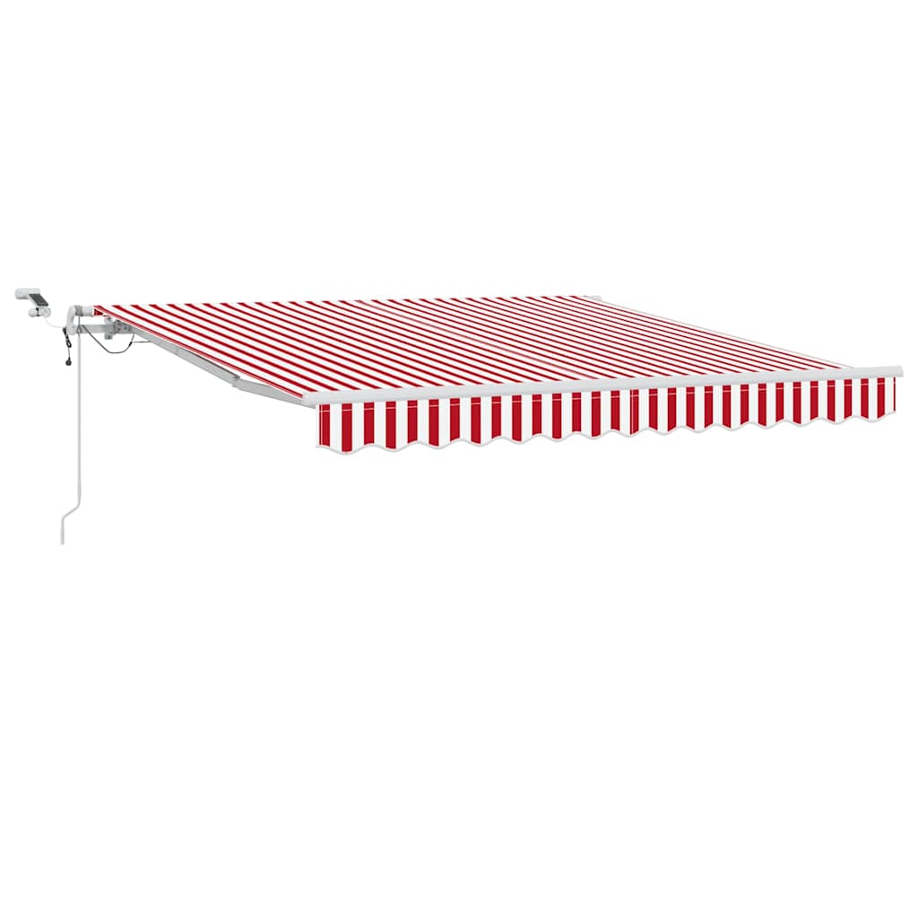 Povlačivi tende Crvena i bijela 300 x 250 cm Poliester