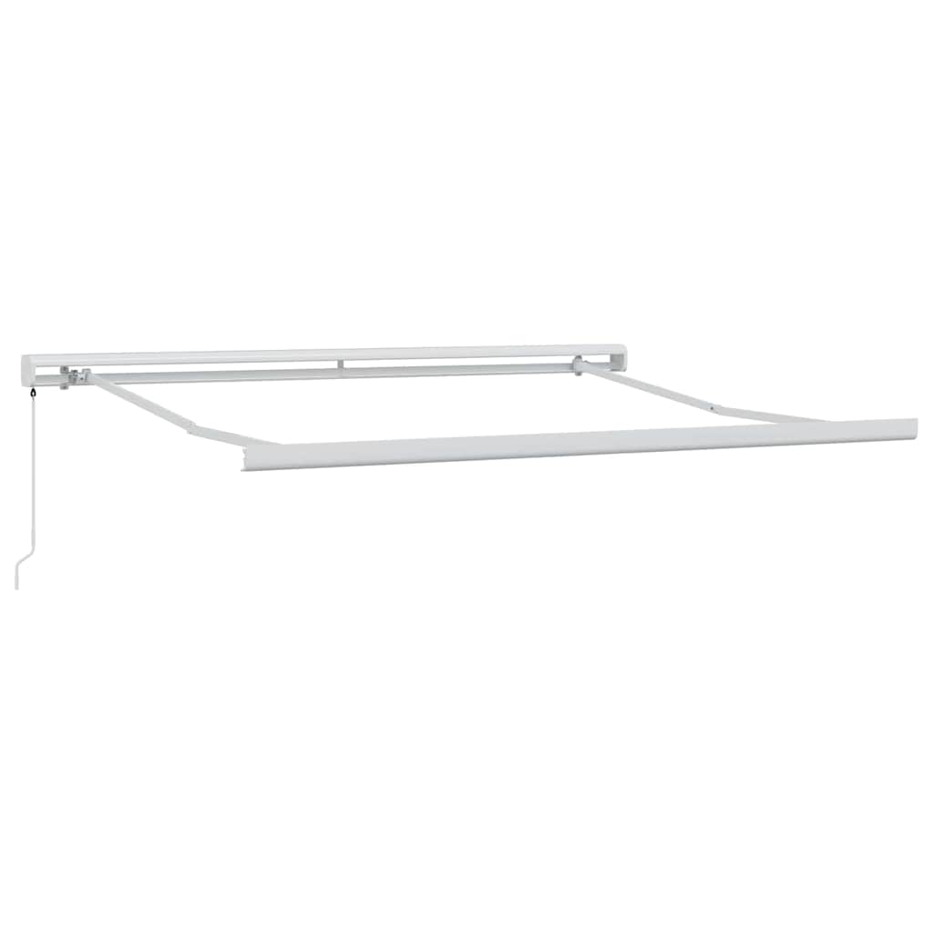 Povlačivi tende Crvena i bijela 300 x 250 cm Platno i Aluminij