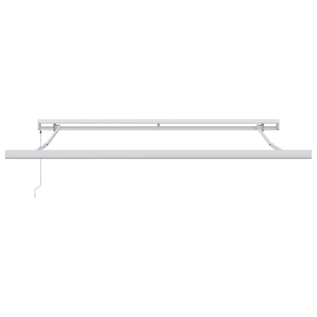 Povlačivi tende Crvena i bijela 300 x 250 cm Platno i Aluminij